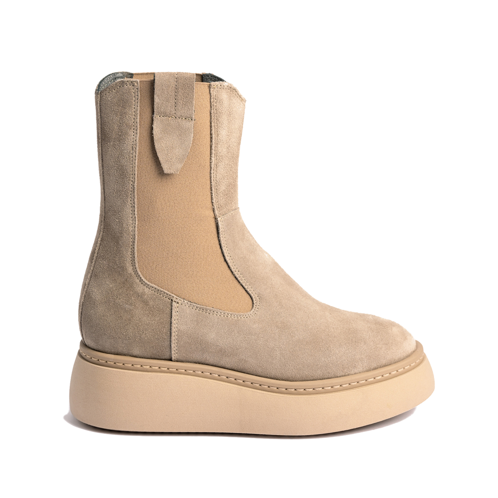 Janet Janet Anfibio Chelsea Tortora Boot Beige Ankle Boot Leather Women s Shoes Fashion Luxury Ascoli Piceno Detto Sante Calzature