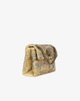 Kurt Geiger Fabric Mini Kensington Borsa Gioiello Donna Oro Multicolor