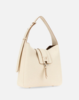 Hogan - Borsa Hobo Trend Avorio Pelle Martellata