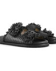 Coral Blue - Platinum Weave Sandal