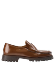Copenhagen Studios - CPH848 Mocassino Donna in Pelle Spazzolata Cognac