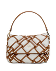 Carrie Bag - Shopping Roads Bianco Cuoio