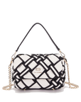 Carrie Bag - Shopping Roads Bianco Nero