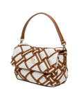 Carrie Bag - Shopping Roads Bianco Cuoio