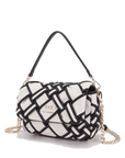 Carrie Bag - Shopping Roads Bianco Nero