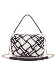 Carrie Bag - Shopping Roads Bianco Nero