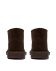 Clarks Originals Desert Boot uomo testa di moro, vista posteriore degli stivaletti