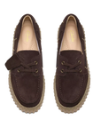 Clarks - Torhill Boat Donna Mocassino Camoscio Marrone