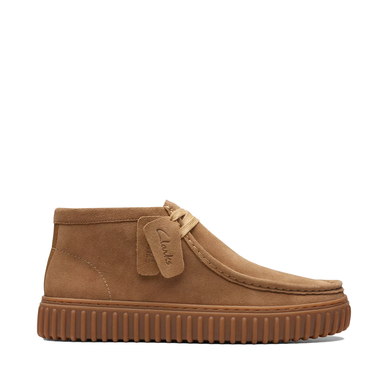 Clarks - Torhill Hi Uomo Stivaletto Camoscio sabbia