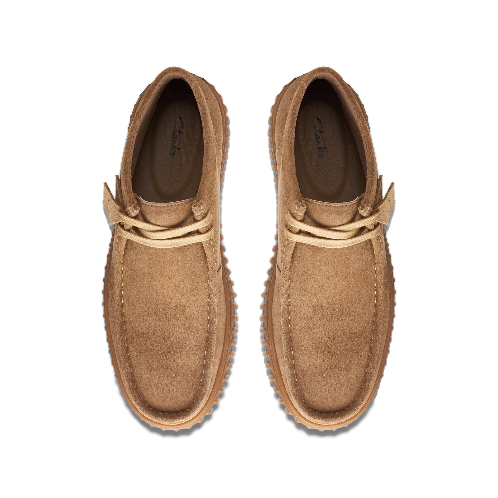 Clarks - Torhill Hi Uomo Stivaletto Camoscio sabbia