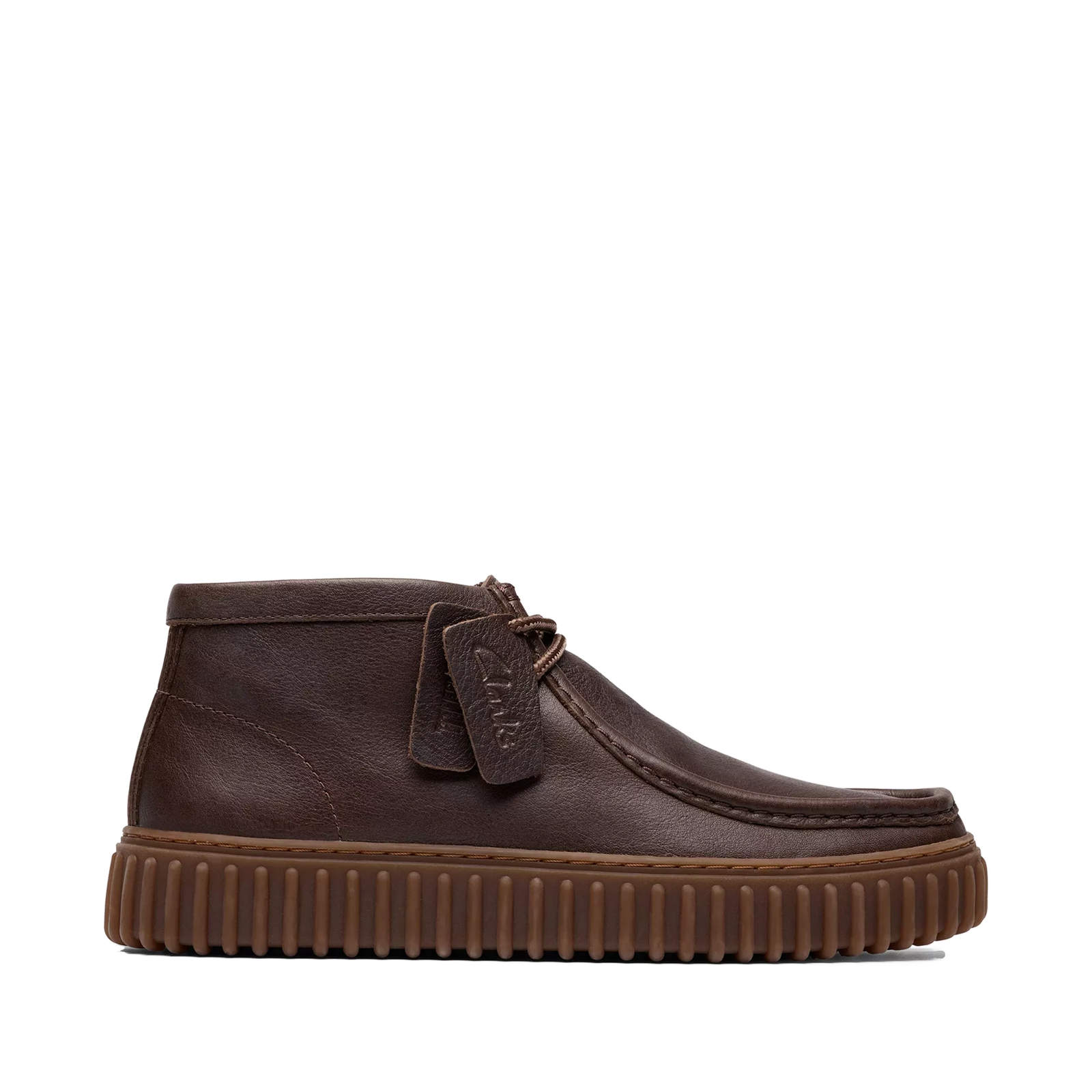 Clarks - Torhill Hi Uomo Stivaletto Pelle Marrone