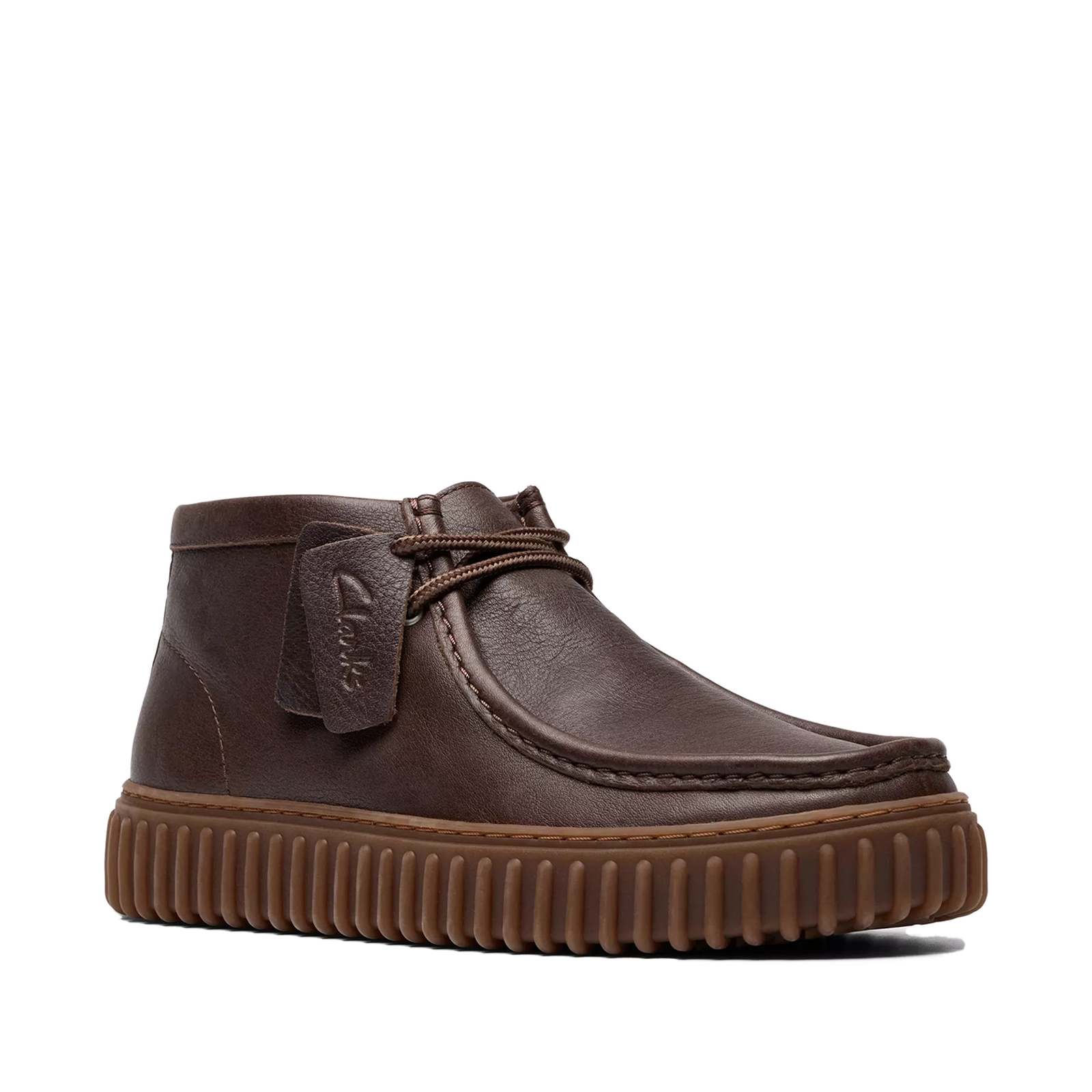 Clarks - Torhill Hi Uomo Stivaletto Pelle Marrone