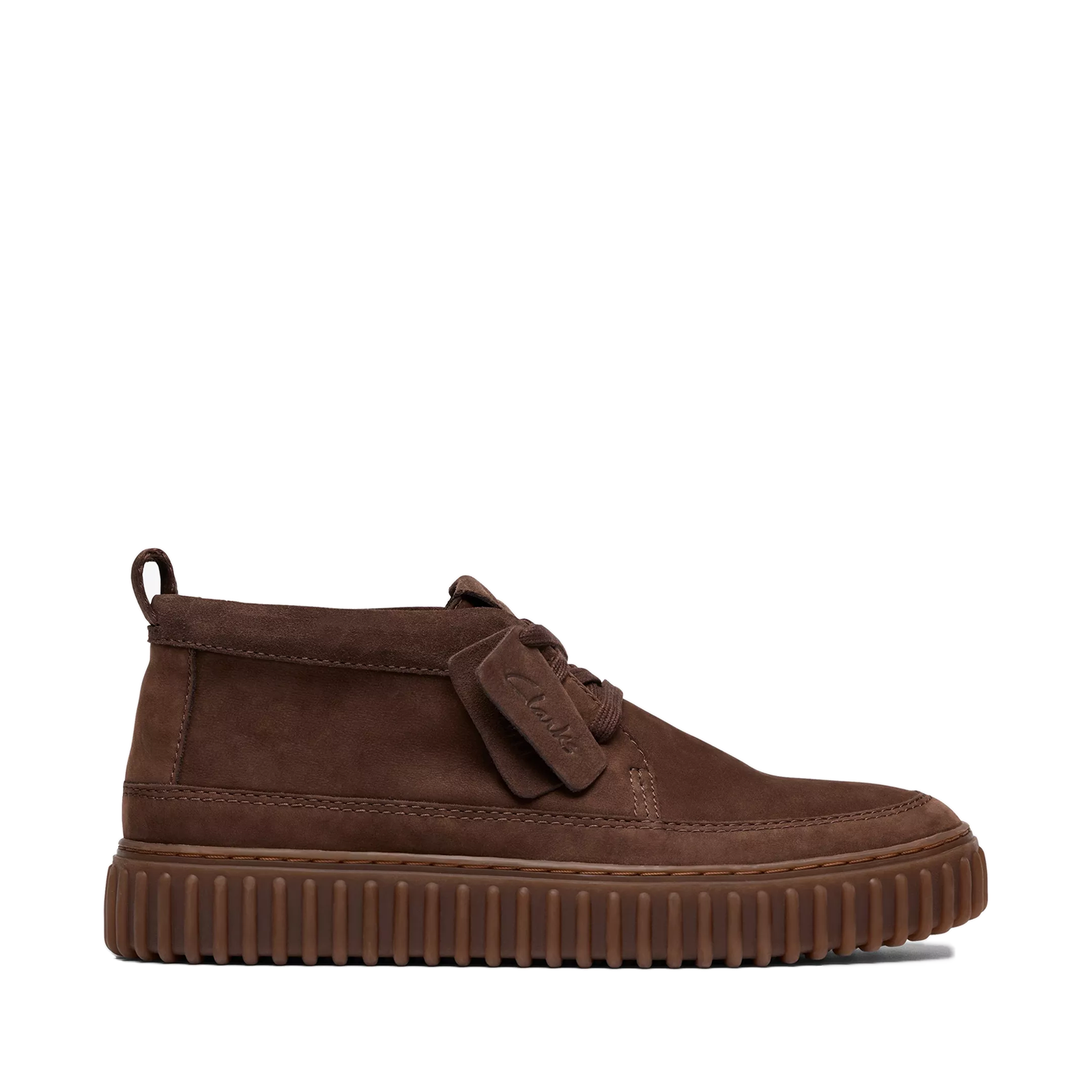 Clarks - Torhill Lace Hi Stivaletti Uomo Marrone Nabuk