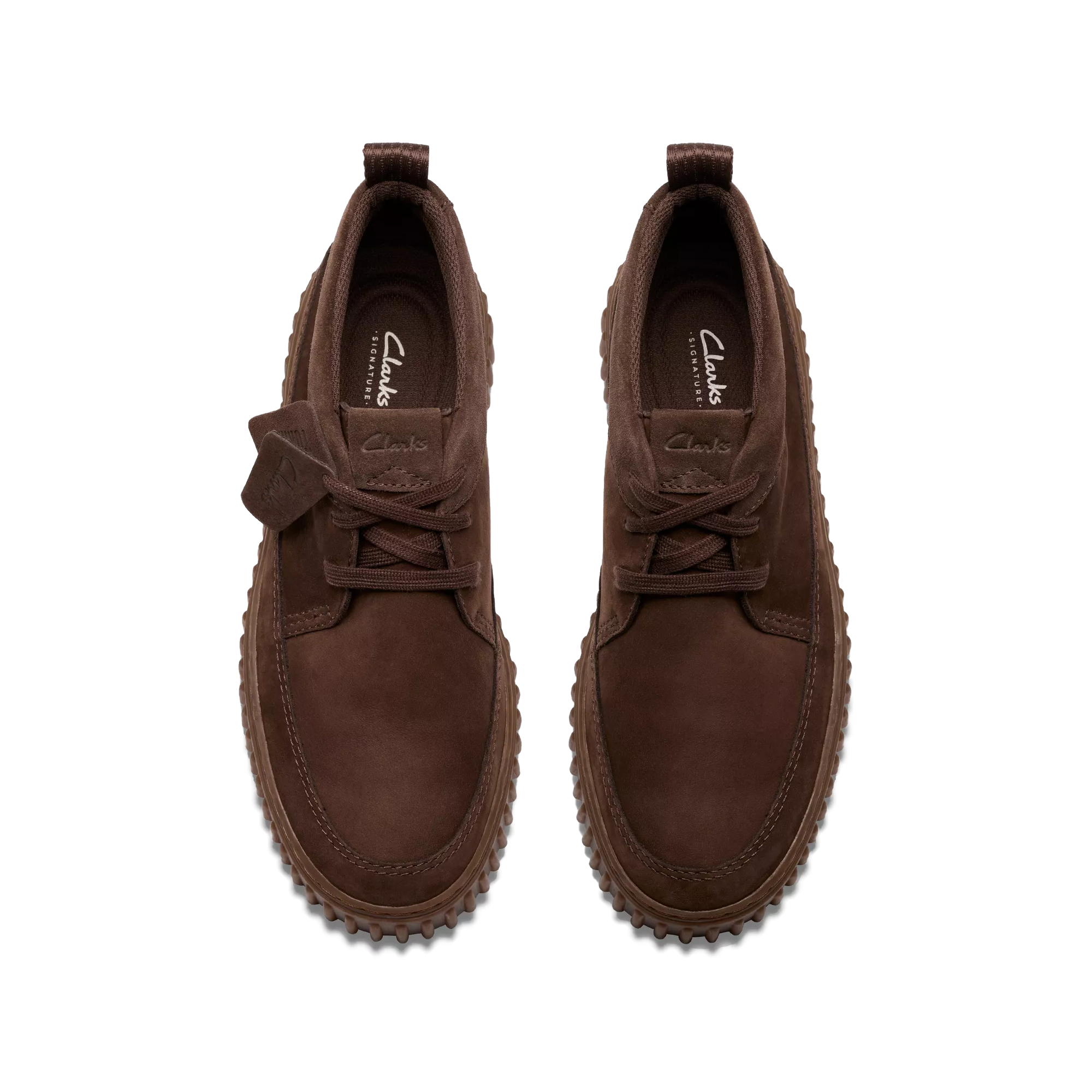 Clarks - Torhill Lace Hi Stivaletti Uomo Marrone Nabuk