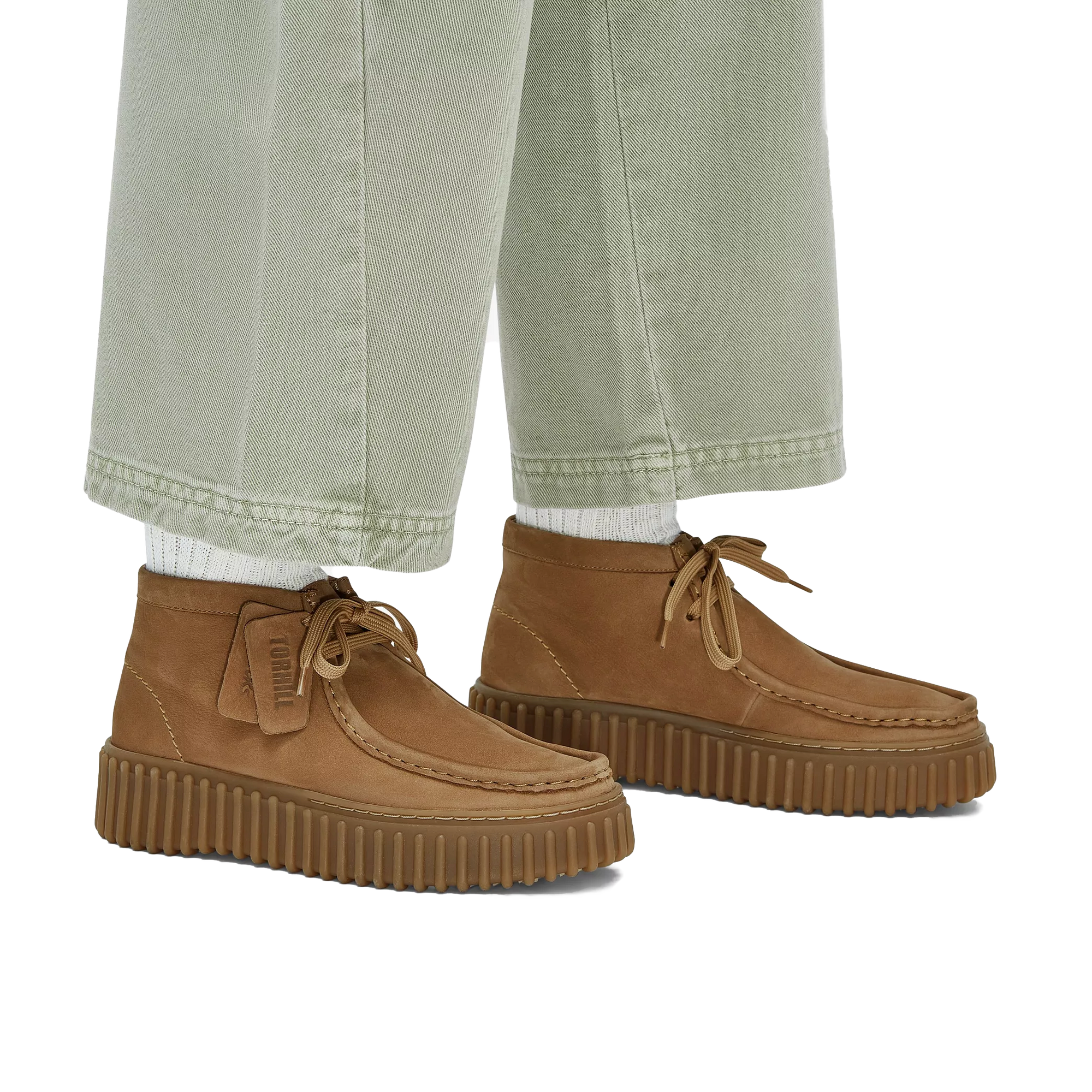 Clarks - Torhill Moss Stivaletto Donna Nabuk Beige