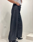 Meme Road - jeans wide Nero