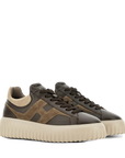 Hogan - H-Stripes H645 Uomo Pelle Marrone