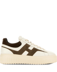 Hogan - H-Stripes H645 Uomo Pelle Panna/Marrone