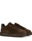 Hogan - H-Stripes Sneakers Camoscio Marrone