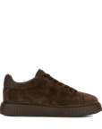 Hogan - H-Stripes Sneakers Camoscio Marrone