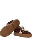 Hogan - Crosswind Sneakers Donna Bordeaux Camoscio