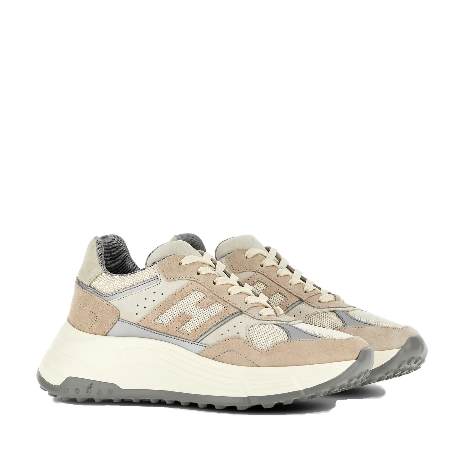 スニーカー HOGAN Woman Sneakers Pink HXW6690FK70TI1 0VBM Sneakers Hogan Hi-Fi BEIGE, PINK for Woman