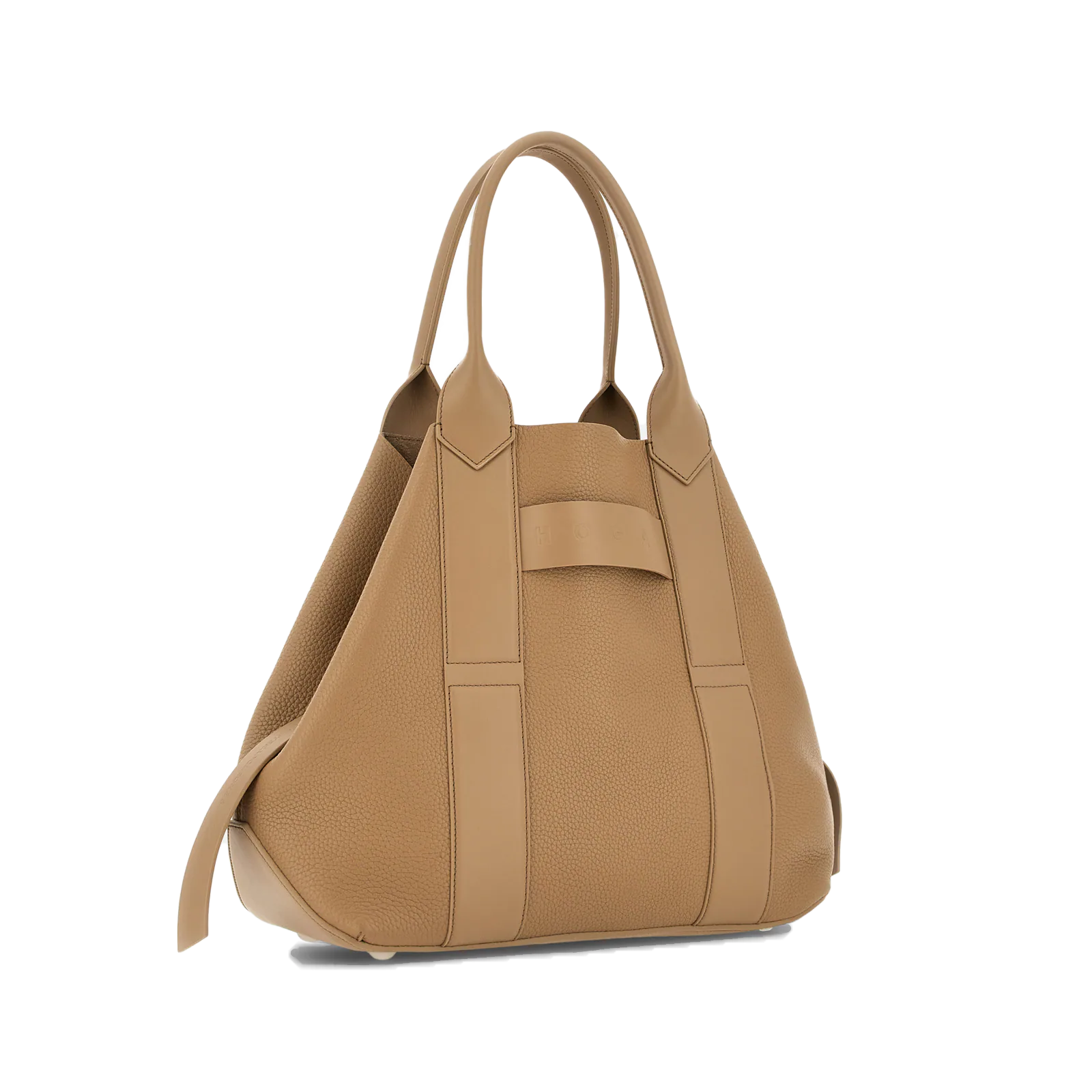 Hogan - Borsa Script Media Beige