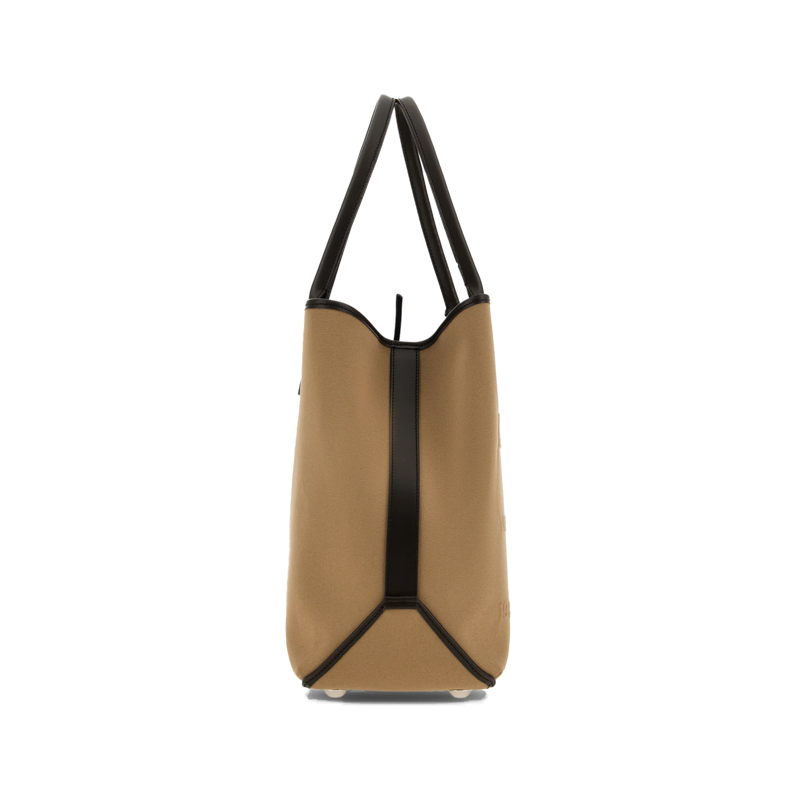 Hogan - Borsa Script Media Tessuto Beige