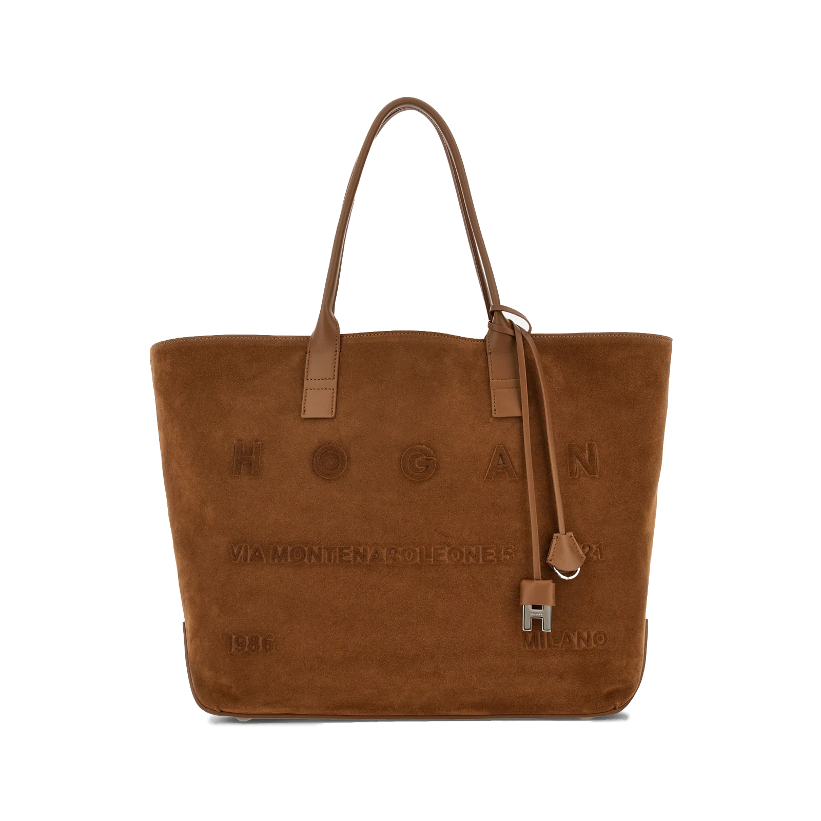 Hogan - Borsa Shopping Script Media Marrone