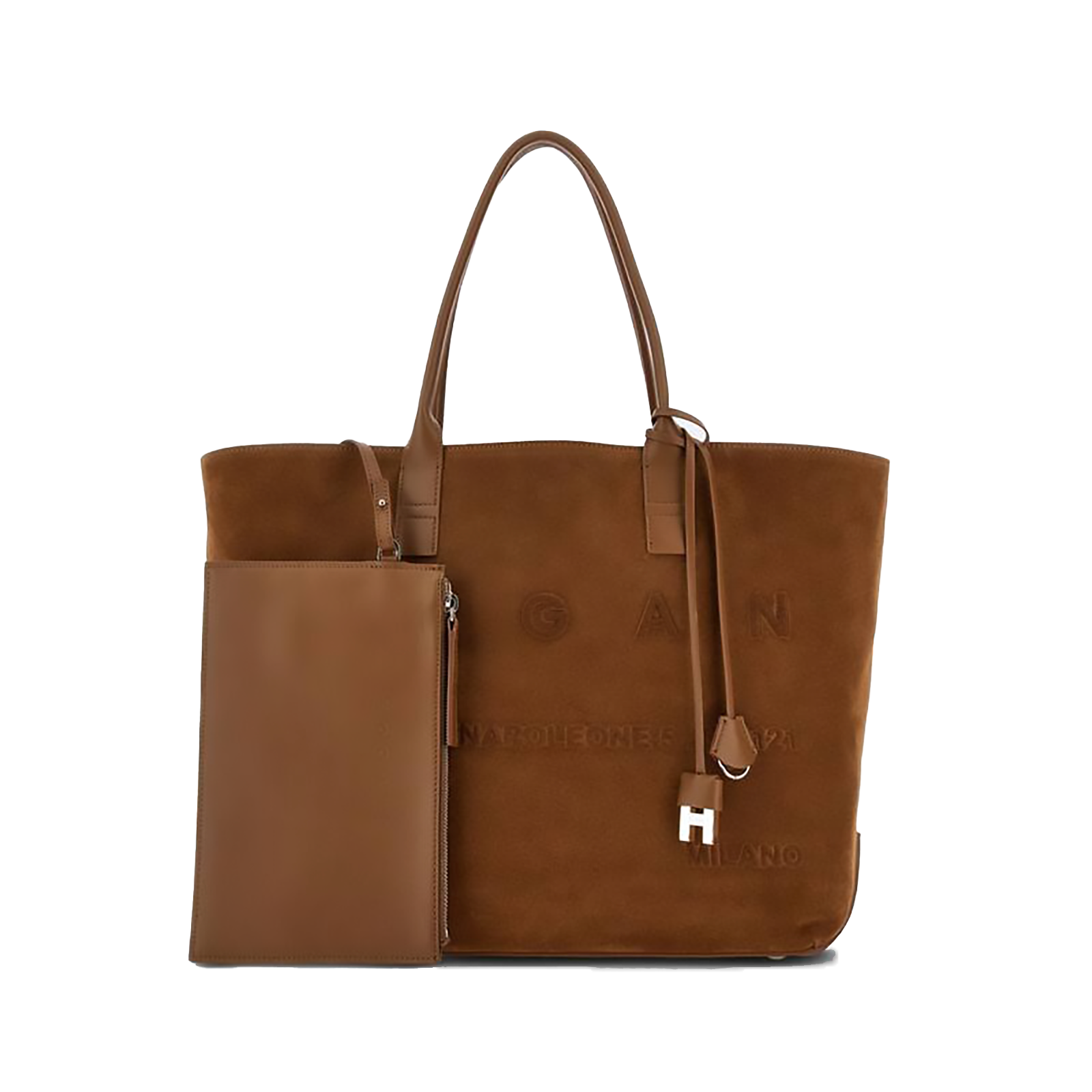 Hogan - Borsa Shopping Script Media Marrone