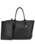Hogan Address Shopping Media con pouch removibile nera