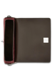 Hogan H-Turn borsa donna Bordeaux vista posteriore con tracolla