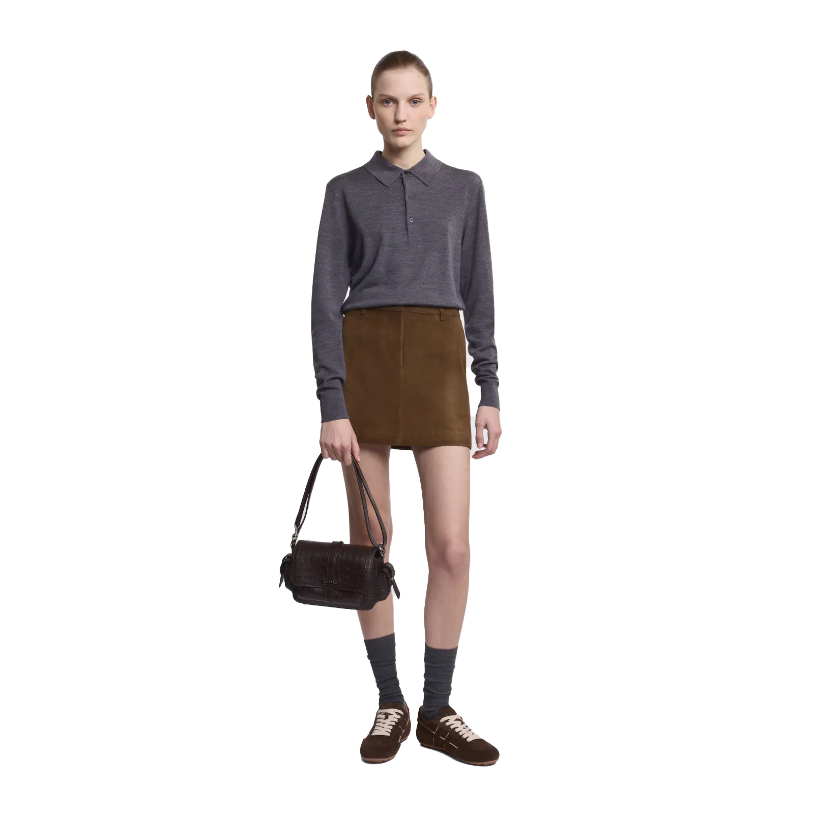 Hogan - Borsa Flap Cocco Testa Moro