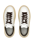 Hogan - Sneakers H‑Stripes Bianco/Marrone