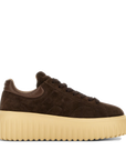 Hogan - Sneakers H‑Stripes Marrone Suede