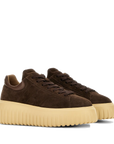 Hogan - Sneakers H‑Stripes Marrone Suede