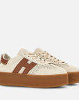 Hogan - Maxi Cool Sneakers Donna Burro Pelle Scamosciata