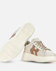 Suola sneakers Hogan Rebel donna platform avorio con battistrada antiscivolo dettaglio inferiore