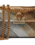 Kurt Geiger Mini Kensington L Borsa Gioiello Donna Argento Multicolor