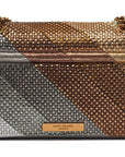 Kurt Geiger Mini Kensington L Borsa Gioiello Donna Argento Multicolor