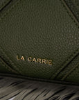 La Carrie Bag - borsa Oliva con Frange