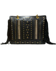 LA CARRIE BAG - BORSA A SPALLA JUNGLE BLACK