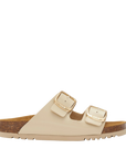 Scholl - Sandali Josephine Beige Fibbia Oro