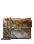 Kurt Geiger - Borsa Gioiello Mini Crystal Kensington Argento e Oro