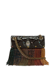 Kurt Geiger - Mini kensington Fringe bag Marrone