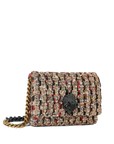 Kurt Geiger - Small Kensington Cross Body bag Tweed Multicolor