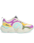 No Name - Sneaker Krazee Runner Dove/Purple-Yellow