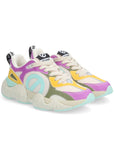 No Name - Sneaker Krazee Runner Dove/Purple-Yellow