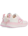 scarpe no name donna bianco rosa tallone pull tab
