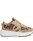 No Name - Carter Jogger Sneakers Donna Beige Animalier